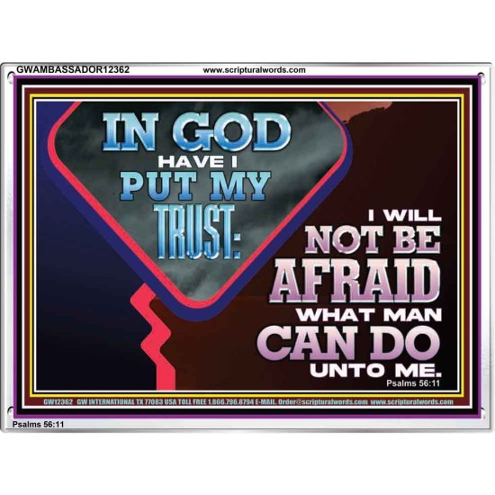 IN GOD I HAVE PUT MY TRUST  Ultimate Power Picture  GWAMBASSADOR12362  
