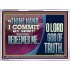REDEEMED ME O LORD GOD OF TRUTH  Righteous Living Christian Picture  GWAMBASSADOR12363  "48x32"