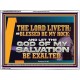 THE LORD LIVETH BLESSED BE MY ROCK  Righteous Living Christian Acrylic Frame  GWAMBASSADOR12372  