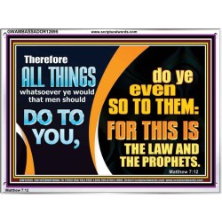 THE LAW AND THE PROPHETS  Scriptural Décor  GWAMBASSADOR12695  "48x32"