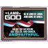 THE LAMB OF GOD LORD OF LORD AND KING OF KINGS  Scriptural Verse Acrylic Frame   GWAMBASSADOR12705  "48x32"