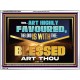 THOU ART HIGHLY FAVOURED THE LORD IS WITH THEE  Bible Verse Art Prints  GWAMBASSADOR12954  