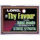 THY FAVOUR HAST MADE MY MOUNTAIN TO STAND STRONG  Modern Christian Wall Décor Acrylic Frame  GWAMBASSADOR12960  