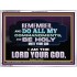 DO ALL MY COMMANDMENTS AND BE HOLY   Bible Verses to Encourage  Acrylic Frame  GWAMBASSADOR12962  "48x32"