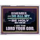 DO ALL MY COMMANDMENTS AND BE HOLY   Bible Verses to Encourage  Acrylic Frame  GWAMBASSADOR12962  