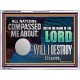 IN THE NAME OF THE LORD WILL I DESTROY THEM  Biblical Paintings Acrylic Frame  GWAMBASSADOR12966  