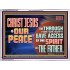 CHRIST JESUS IS OUR PEACE  Christian Paintings Acrylic Frame  GWAMBASSADOR12967  "48x32"