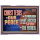 CHRIST JESUS IS OUR PEACE  Christian Paintings Acrylic Frame  GWAMBASSADOR12967  