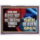 BELIEVEST THOU THOU SHALL SEE GREATER THINGS HEAVEN OPEN  Unique Scriptural Acrylic Frame  GWAMBASSADOR12994  