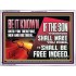 IF THE SON THEREFORE SHALL MAKE YOU FREE  Ultimate Inspirational Wall Art Acrylic Frame  GWAMBASSADOR13066  "48x32"