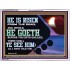 HE IS RISEN FROM THE DEAD  Bible Verse Acrylic Frame  GWAMBASSADOR13093  "48x32"