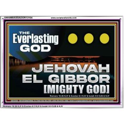 EVERLASTING GOD JEHOVAH EL GIBBOR MIGHTY GOD   Biblical Paintings  GWAMBASSADOR13104  "48x32"
