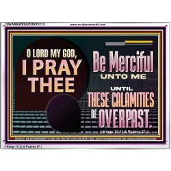 BE MERCIFUL UNTO ME UNTIL THESE CALAMITIES BE OVERPAST  Bible Verses Wall Art  GWAMBASSADOR13113  "48x32"