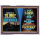GOD SHALL BLESS THEE IN ALL THY WORKS  Ultimate Power Acrylic Frame  GWAMBASSADOR9551  
