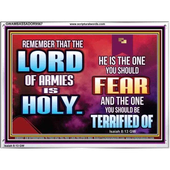 FEAR THE LORD WITH TREMBLING  Ultimate Power Acrylic Frame  GWAMBASSADOR9567  