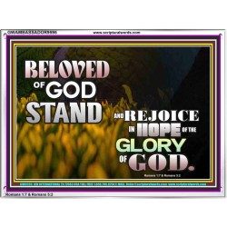 THE HOPE OF GLORY  Biblical Art Acrylic Frame  GWAMBASSADOR9595  "48x32"