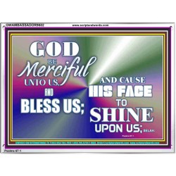 BE MERCIFUL UNTO ME O GOD  Home Art Acrylic Frame  GWAMBASSADOR9602  "48x32"