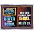 THE EARTH SHALL YIELD HER INCREASE FOR YOU  Inspirational Bible Verses Acrylic Frame  GWAMBASSADOR9895  "48x32"