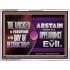 THE WICKED RESERVED FOR DAY OF DESTRUCTION  Acrylic Frame Scripture Décor  GWAMBASSADOR9899  "48x32"