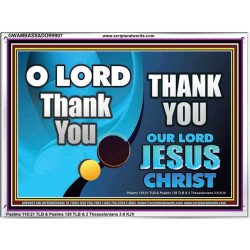 THANK YOU OUR LORD JESUS CHRIST  Custom Biblical Painting  GWAMBASSADOR9907  "48x32"