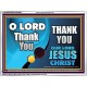 THANK YOU OUR LORD JESUS CHRIST  Custom Biblical Painting  GWAMBASSADOR9907  