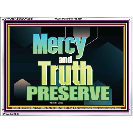 MERCY AND TRUTH PRESERVE  Christian Paintings  GWAMBASSADOR9921  