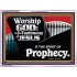 JESUS CHRIST THE SPIRIT OF PROPHESY  Encouraging Bible Verses Acrylic Frame  GWAMBASSADOR9952  "48x32"