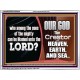 WHO CAN BE LIKENED TO OUR GOD JEHOVAH  Scriptural Décor  GWAMBASSADOR9978  