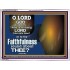 WHO IS A STRONG LORD LIKE UNTO THEE OUR GOD  Scriptural Décor  GWAMBASSADOR9979  "48x32"