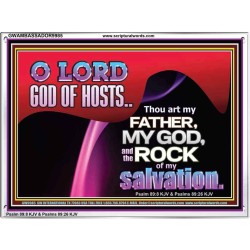 THOU ART MY FATHER MY GOD  Bible Verse Acrylic Frame  GWAMBASSADOR9985  "48x32"