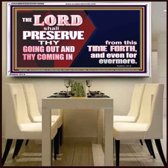 THY GOING OUT AND COMING IN IS PRESERVED  Wall Décor  GWAMBASSADOR10088  
