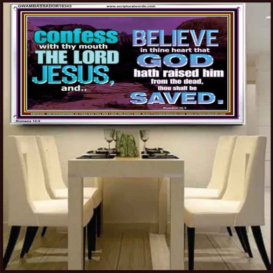 IN CHRIST JESUS IS ULTIMATE DELIVERANCE  Bible Verse for Home Acrylic Frame  GWAMBASSADOR10343  