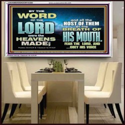 THE BREATH OF HIS MOUTH  Ultimate Power Picture  GWAMBASSADOR10356  "48x32"