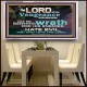 HATE EVIL YOU WHO LOVE THE LORD  Children Room Wall Acrylic Frame  GWAMBASSADOR10378  