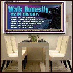 WALK HONESTLY ALL THE TIME  Eternal Power Picture  GWAMBASSADOR10385  "48x32"