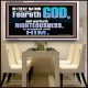 FEAR GOD AND WORKETH RIGHTEOUSNESS  Sanctuary Wall Acrylic Frame  GWAMBASSADOR10406  