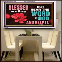 BE DOERS AND NOT HEARER OF THE WORD OF GOD  Bible Verses Wall Art  GWAMBASSADOR10483  "48x32"
