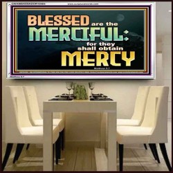 THE MERCIFUL SHALL OBTAIN MERCY  Religious Art  GWAMBASSADOR10484  "48x32"