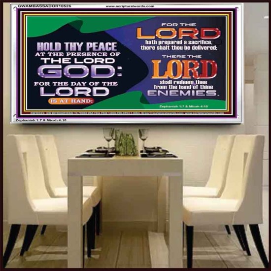 THE DAY OF THE LORD IS AT HAND  Church Picture  GWAMBASSADOR10526  