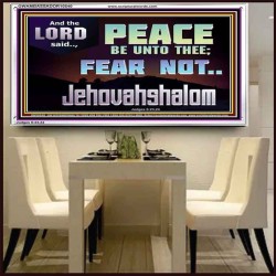 JEHOVAHSHALOM PEACE BE UNTO THEE  Christian Paintings  GWAMBASSADOR10540  "48x32"