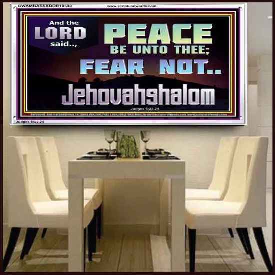 JEHOVAHSHALOM PEACE BE UNTO THEE  Christian Paintings  GWAMBASSADOR10540  