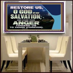 GOD OF OUR SALVATION  Scripture Wall Art  GWAMBASSADOR10573  "48x32"