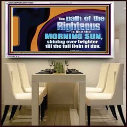 THE PATH OF THE RIGHTEOUS IS LIKE THE MORNING SUN  Custom Biblical Paintings  GWAMBASSADOR10606  "48x32"