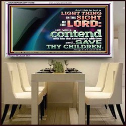 LIGHT THING IN THE SIGHT OF THE LORD  Unique Scriptural ArtWork  GWAMBASSADOR10611B  "48x32"