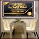 THE LORD HAVE SPOKEN IT AND PERFORMED IT  Inspirational Bible Verse Acrylic Frame  GWAMBASSADOR10629  