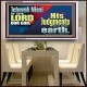 JEHOVAH NISSI IS THE LORD OUR GOD  Sanctuary Wall Acrylic Frame  GWAMBASSADOR10661  