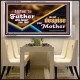 LISTEN TO FATHER WHO BEGOT YOU AND DO NOT DESPISE YOUR MOTHER  Righteous Living Christian Acrylic Frame  GWAMBASSADOR10693  