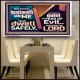 WHOSO HEARKENETH UNTO THE LORD SHALL DWELL SAFELY  Christian Artwork  GWAMBASSADOR10767  