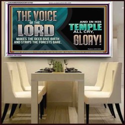 THE VOICE OF THE LORD MAKES THE DEER GIVE BIRTH  Art & Wall Décor  GWAMBASSADOR10789  "48x32"