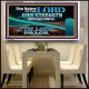 THE VOICE OF THE LORD GIVE STRENGTH UNTO HIS PEOPLE  Contemporary Christian Wall Art Acrylic Frame  GWAMBASSADOR10795  